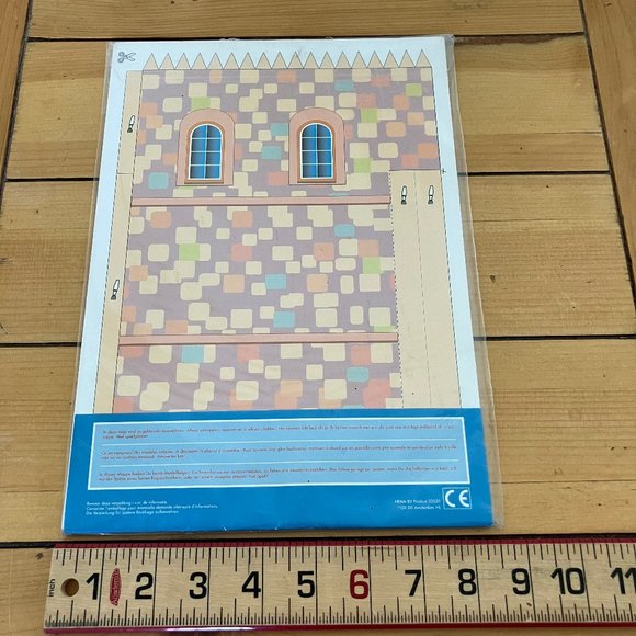 Hema Papercraft Medieval Castle Kit Teddy Bear Paper Dolls Vintage Dutch Crafts - Picture 3 of 3